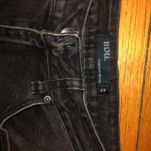 BDG Skinny Dark Grey high waist jeans